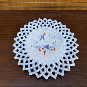Decorative Plate with Ducks